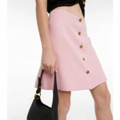 Versace A-line Wool-blend Miniskirt -Outlet Versace Store unnamed file 1840