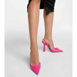 Versace La Medusa Leather Slingback Pumps -Outlet Versace Store unnamed file 1871