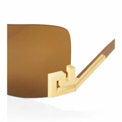 Versace Greca Flat-brow Sunglasses