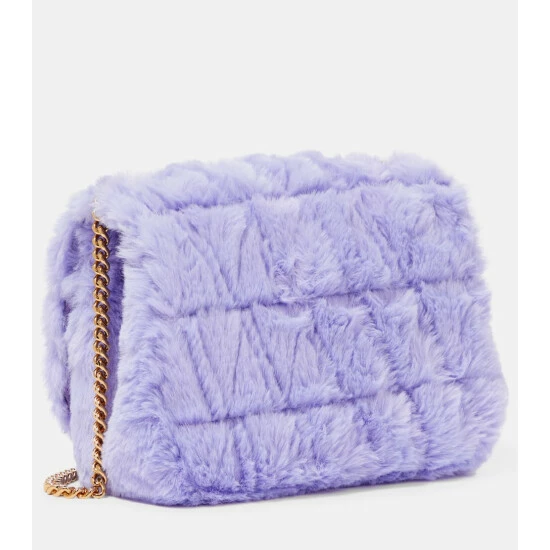 Versace Virtus Faux Fur Crossbody Bag 5 Versace Virtus Faux Fur Crossbody Bag - Image 3