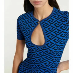 Versace La Greca Keyhole Midi Dress -Outlet Versace Store unnamed file 1904