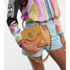 Versace La Medusa Small Leather Tote -Outlet Versace Store unnamed file 1928