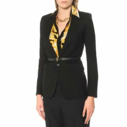 Versace Virtus Leather Belt