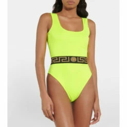 Versace Greca Printed Swimsuit
