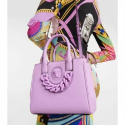 Versace La Medusa Small Leather Tote