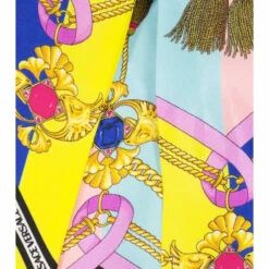 Versace I Ventagli Silk Twill Scarf -Outlet Versace Store unnamed file 1949