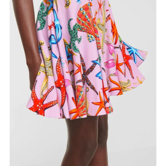 Versace Trésor De La Mer Printed Minidress 6 Versace Trésor De La Mer Printed Minidress - Image 4