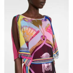 Versace Printed Kaftan -Outlet Versace Store unnamed file 2024