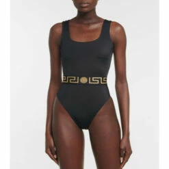 Versace Greca Printed Swimsuit