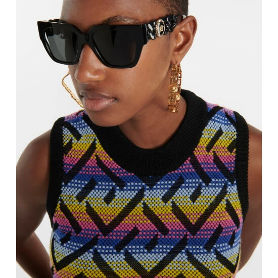 Versace La Greca Wool-blend Vest 4 Versace La Greca Wool-blend Vest - Image 3