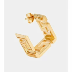 Versace Greca Square Hoop Earrings 9 Versace Greca Square Hoop Earrings -Outlet Versace Store unnamed file 217