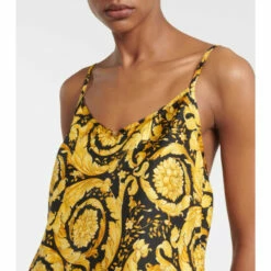 Versace Barocco Silk Camisole -Outlet Versace Store unnamed file 220
