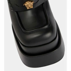 Versace Aevitas Leather Platform Loafer Pumps -Outlet Versace Store unnamed file 230