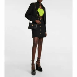 Versace La Medusa Leather Wallet On Chain -Outlet Versace Store unnamed file 234