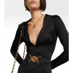 Versace Medusa Biggie Hooded Midi Dress -Outlet Versace Store unnamed file 238