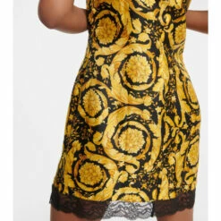 Versace Barocco Silk Camisole Minidress -Outlet Versace Store unnamed file 244