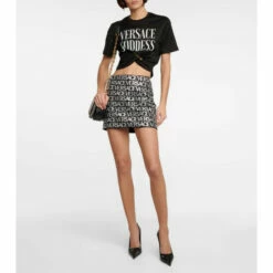 Versace Logo Cotton T-shirt