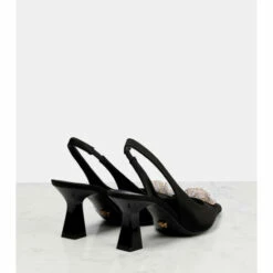Versace La Medusa Satin Slingback Pumps -Outlet Versace Store unnamed file 281