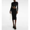 Versace Rolled High-rise Midi Skirt -Outlet Versace Store unnamed file 30