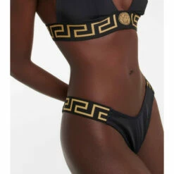 Versace Greca Low-rise Bikini Bottoms -Outlet Versace Store unnamed file 302