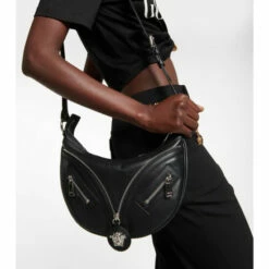 Versace La Medusa Repeat Small Shoulder Bag