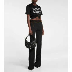 Versace La Medusa Repeat Small Shoulder Bag -Outlet Versace Store unnamed file 313