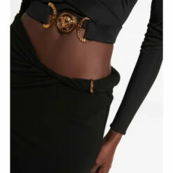 Versace Rolled High-rise Midi Skirt 7 Versace Rolled High-rise Midi Skirt -Outlet Versace Store unnamed file 32