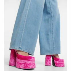 Versace Medusa Aevitas Velvet Platform Pumps -Outlet Versace Store unnamed file 325