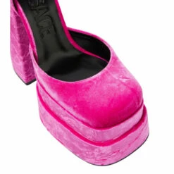 Versace Medusa Aevitas Velvet Platform Pumps -Outlet Versace Store unnamed file 327