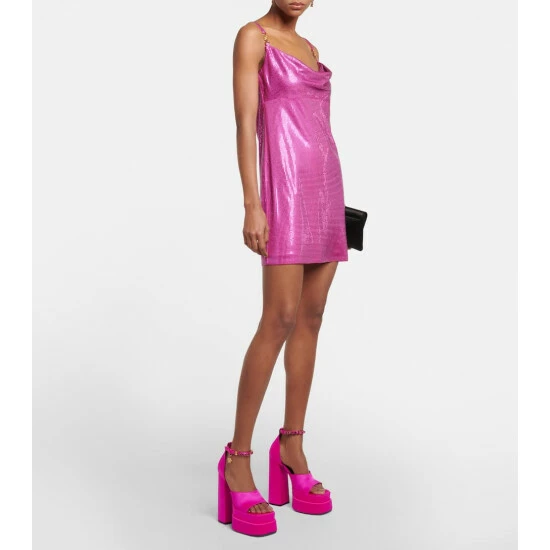 Versace Medusa Aevitas Satin Platform Sandals 3 Versace Medusa Aevitas Satin Platform Sandals