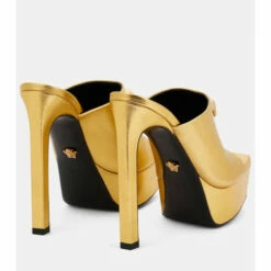 Versace Medusa Metallic Leather Platform Mules -Outlet Versace Store unnamed file 343