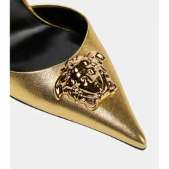 Versace La Medusa Leather Slingback Pumps 11 Versace La Medusa Leather Slingback Pumps -Outlet Versace Store unnamed file 351