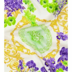 Versace Medusa Orchid Silk Scarf -Outlet Versace Store unnamed file 376