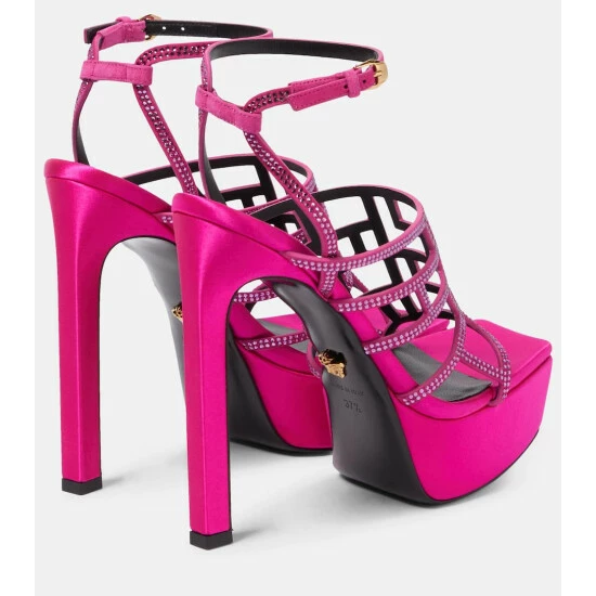 Versace Greca Embellished Maze Sandals 4 Versace Greca Embellished Maze Sandals - Image 2