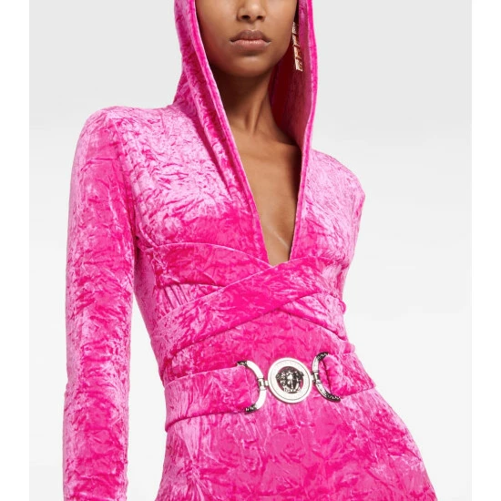 Versace Medusa Biggie Velvet Jumpsuit 8 Versace Medusa Biggie Velvet Jumpsuit - Image 6