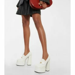 Versace Aevitas Leather Platform Loafer Pumps -Outlet Versace Store unnamed file 395