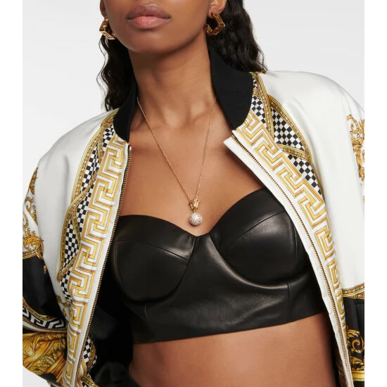 Versace Medusa Crystal Ball Necklace 4 Versace Medusa Crystal Ball Necklace - Image 2