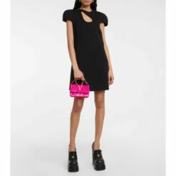 Versace Virtus Mini Velvet Shoulder Bag -Outlet Versace Store unnamed file 413