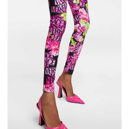 Versace Printed Leggings 6 Versace Printed Leggings - Image 4
