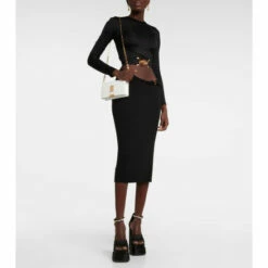 Versace Medusa Aevitas Satin Platform Sandals