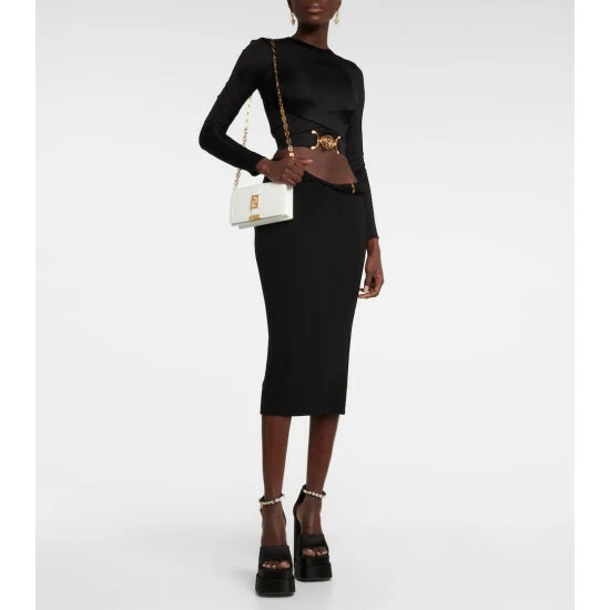 Versace Medusa Aevitas Satin Platform Sandals 3 Versace Medusa Aevitas Satin Platform Sandals