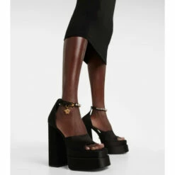 Versace Medusa Aevitas Satin Platform Sandals 9 Versace Medusa Aevitas Satin Platform Sandals -Outlet Versace Store unnamed file 439
