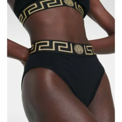 Versace Logo Cotton-blend Underwear -Outlet Versace Store unnamed file 461