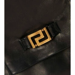 Versace Greca Leather Gloves