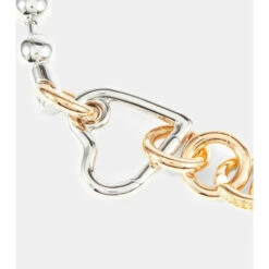 Versace Embellished Charm Necklace