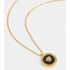 Versace Medusa Enamel Pendant Necklace -Outlet Versace Store unnamed file 494