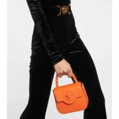 Versace La Medusa Small Leather Tote -Outlet Versace Store unnamed file 507