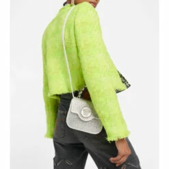 Versace La Medusa Mini Embellished Satin Tote Bag