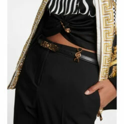 Versace Medusa Leather Belt