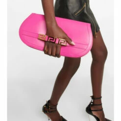 Versace Greca Goddess Leather Clutch -Outlet Versace Store unnamed file 535